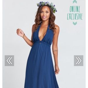 NEVER WORN Maxi dress in Navy ❣️